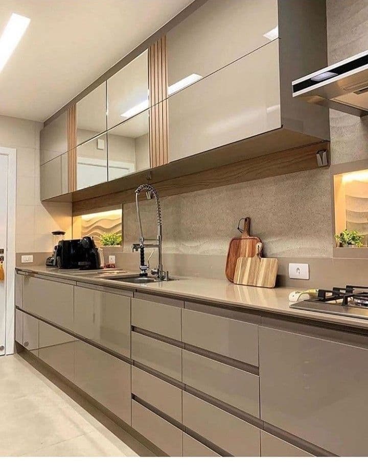 Straight Kitchen - Modular Kitchen in Sinnar