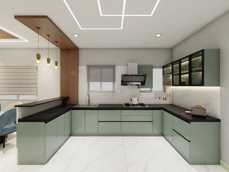 Beautiful Modern Kitchen Design by Perfect Kitchens & Interio